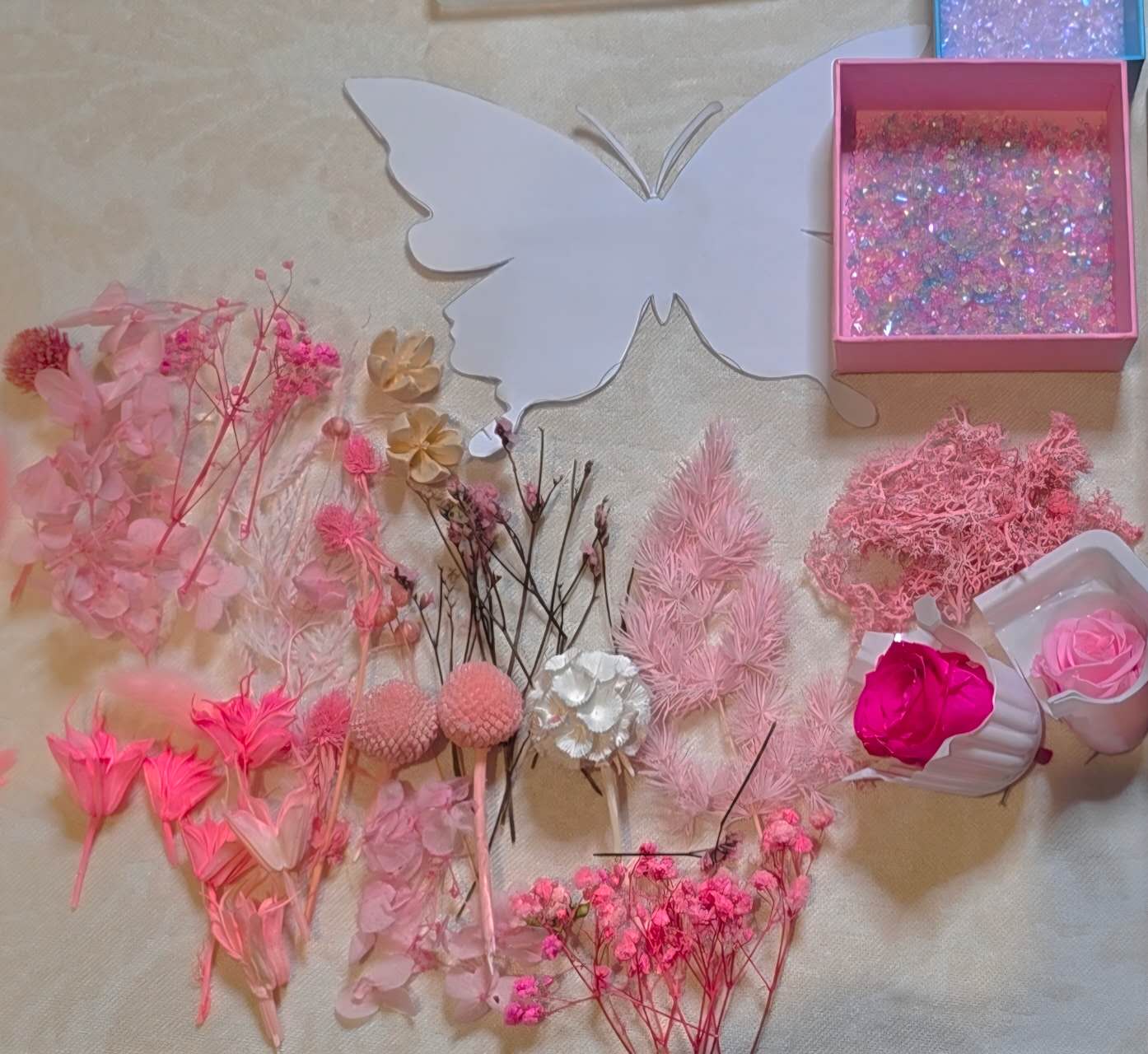 Lay out your flowers & tools