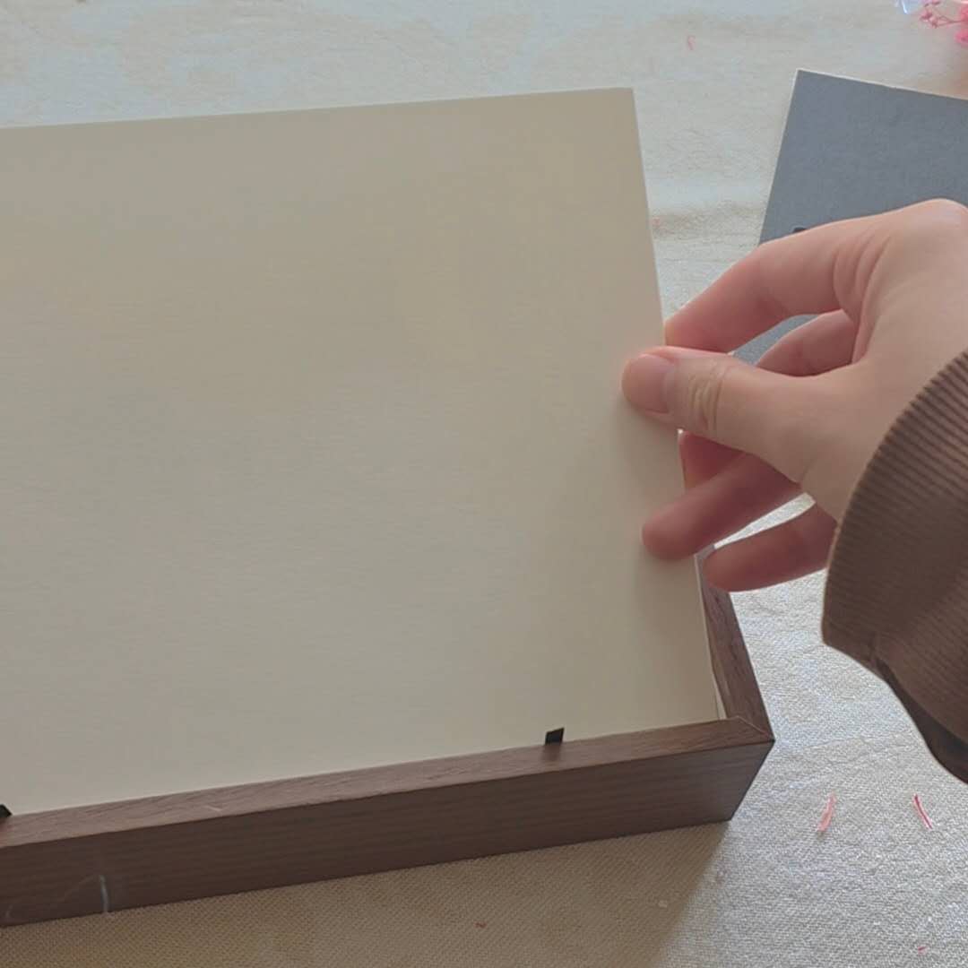 Let it dry & frame it